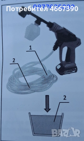 Водоструйка А М С ST 88vf с две батерии 21в, снимка 5 - Аксесоари и консумативи - 52803477