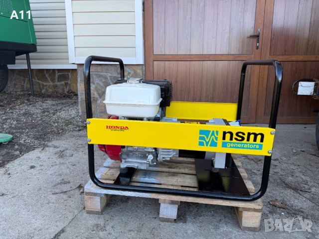 Бензонов монофазен генератор / агрегат HONDA 6.5 Kw., снимка 2 - Други машини и части - 53657694