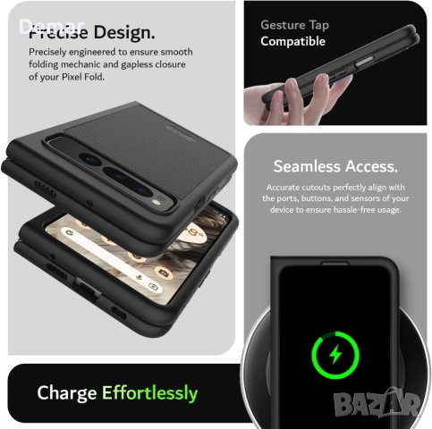 Проектиран за сгъваем калъф за Google Pixel, снимка 3 - Калъфи, кейсове - 41717797