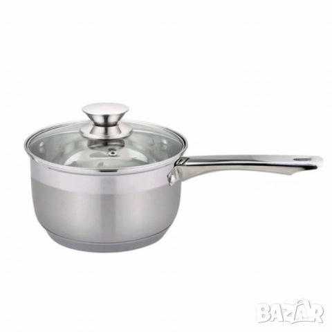 Касерола с капак Rosberg, 16 см, Неръждаема стомана, снимка 2 - Съдове за готвене - 52137470