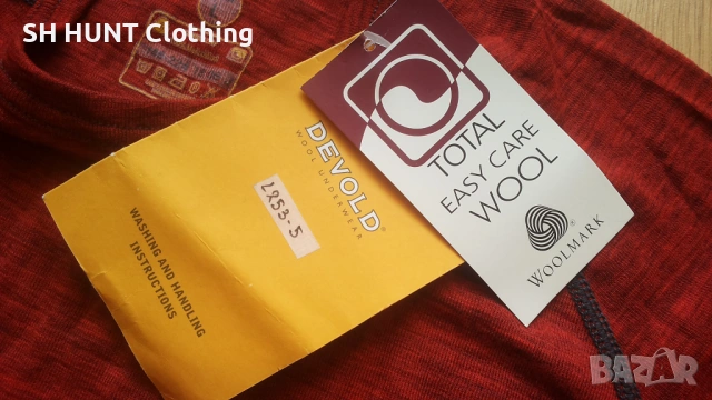 DEVOLD Thermo Underwear 100% Merino Wool размер L термо блуза - 1829, снимка 9 - Екипировка - 53021092