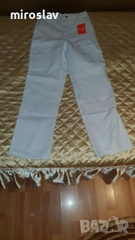 Продавам два модела мъжки бяли работни панталони, снимка 2 - Панталони - 41410925