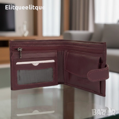 Луксозен кожен портфейл - всички документи и пари на едно място, снимка 3 - Портфейли, портмонета - 52292283