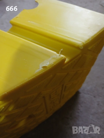 Мобилна рампа Luka, Издръжлива, 2x, 27x25x13см, Жълта, снимка 4 - Аксесоари и консумативи - 53536401