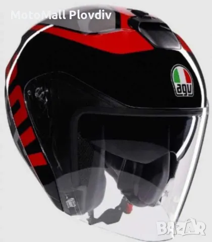 Каска за скутер AGV IRIDES, снимка 5 - Аксесоари и консумативи - 49273318