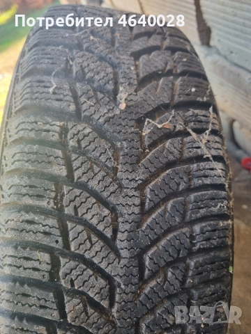 Железни джанти 4х100mm със зимни гуми 175/65/14, снимка 2 - Гуми и джанти - 52267572