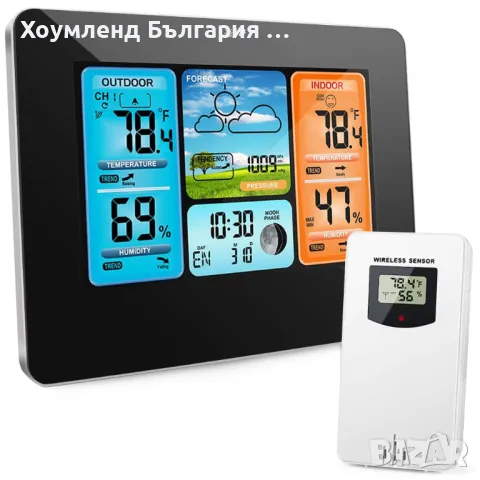 TouchScreen метеорологична станция 9в1, снимка 5 - Друга електроника - 48767635