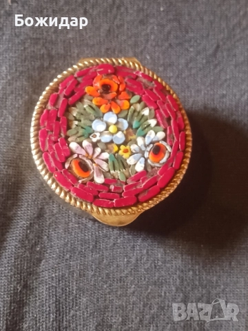 Венецианска мозайка. Кутийка за бижута.Италия.