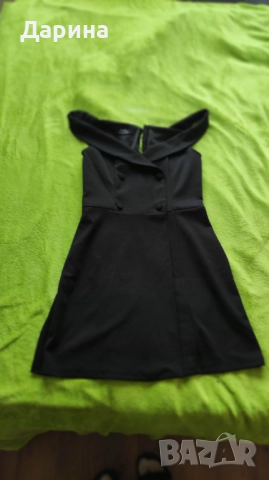 Мини черна Рокля Bershka