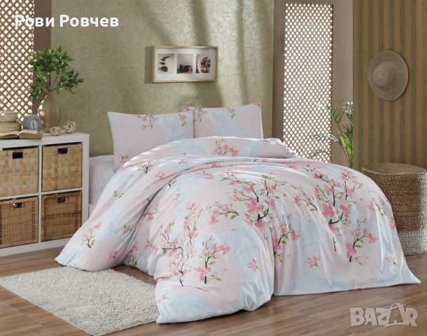 ЛИКВИДАЦИЯ!!! Ранфорс спален комплект висок клас с подарък !, снимка 4 - Спално бельо - 50818385