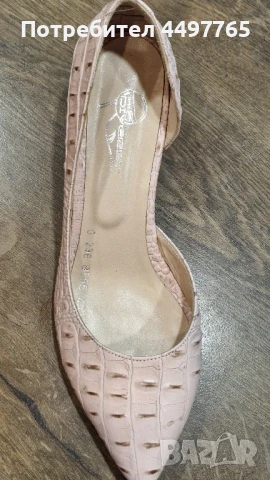 Летни кожени обувки , снимка 4 - Дамски обувки на ток - 50601027