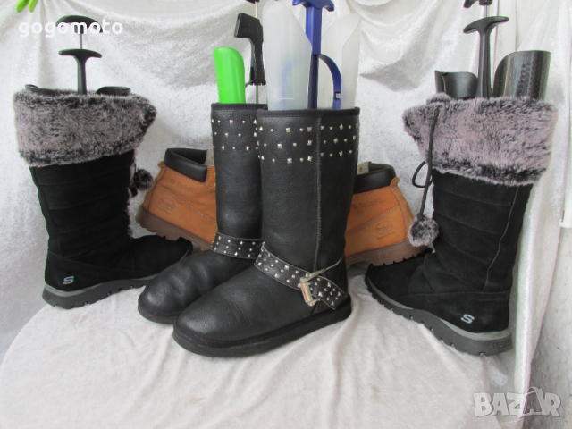 Pure Rock, мото боти, рокерски ботуши, Engineer Motorcycle art Boots, UGG® аналог,39 - 40, снимка 3 - Дамски ботуши - 36160140