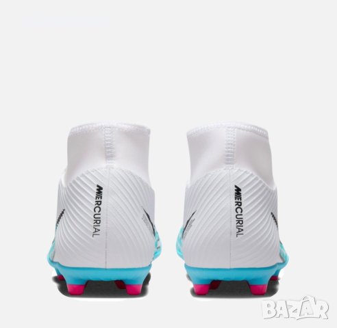 НАМАЛЕНИЕ !!! Футболни обувки калеври Nike Superfly 9 Club FG/MG White DJ5961-146 №47, снимка 4 - Футбол - 41799434