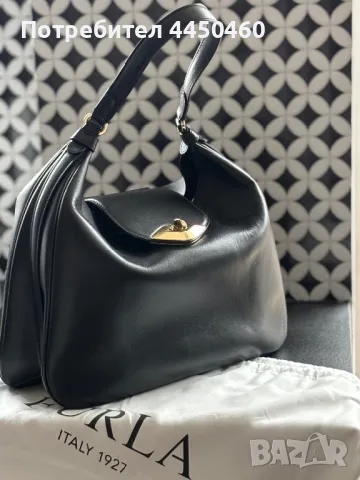 Кожена чанта Furla Eye, снимка 1