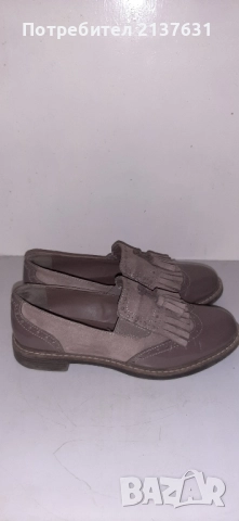 ДАМСКИ ОБУВКИ от ЕСТЕСТВЕНА КОЖА и ВЕЛУР - N 38, снимка 5 - Дамски елегантни обувки - 51862375