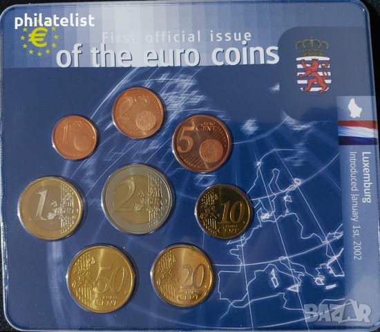 Люксембург 2002 - Евро сет - комплектна серия от 1 цент до 2 евро