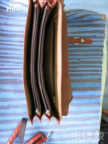 Бизнес чанта от естествена кожа, снимка 4 - Чанти - 48015835