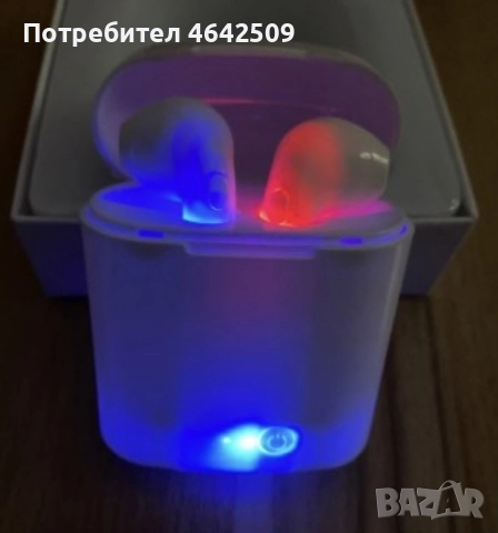 Безжични Stereo Wireless Слушалки I7S TWS Airpods Внос от Англия, снимка 7 - Слушалки и портативни колонки - 52425368