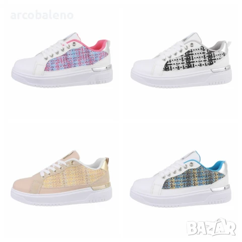 Дамски ниски кецове, 4цвята 