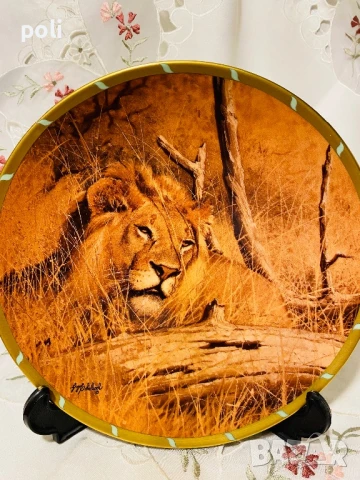 порцеланова чиния за стена , снимка 2 - Декорация за дома - 50807751