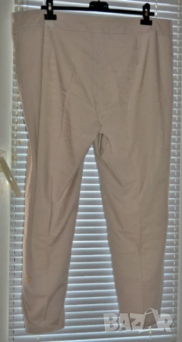 👖 Бежов летен панталон с преден ръб 4XL÷5XL | БГ №54÷56, снимка 3 - Панталони - 41961964