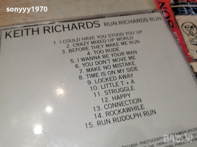 KEITH RICHARDS CD-ВНОС GERMANY 0603261700H2E6R, снимка 14 - CD дискове - 53737082