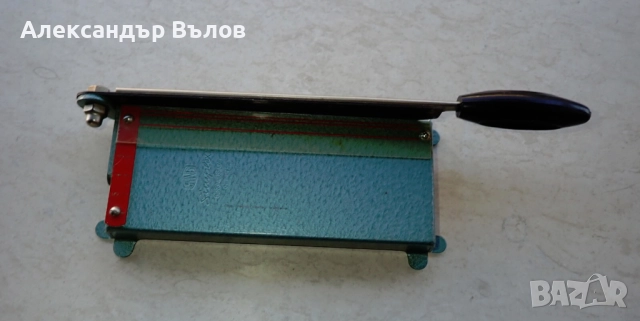 Стара Немска Гилотина за Снимки Фотохартия Рязане Снимки, снимка 5 - Други ценни предмети - 52704781