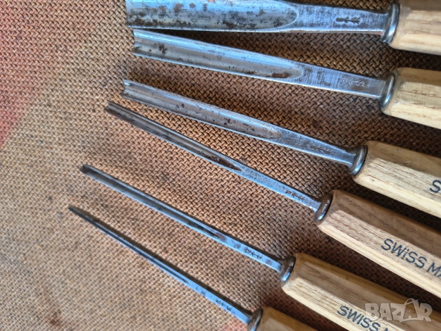 Резбарски длета swiss made, снимка 2 - Други инструменти - 53784063