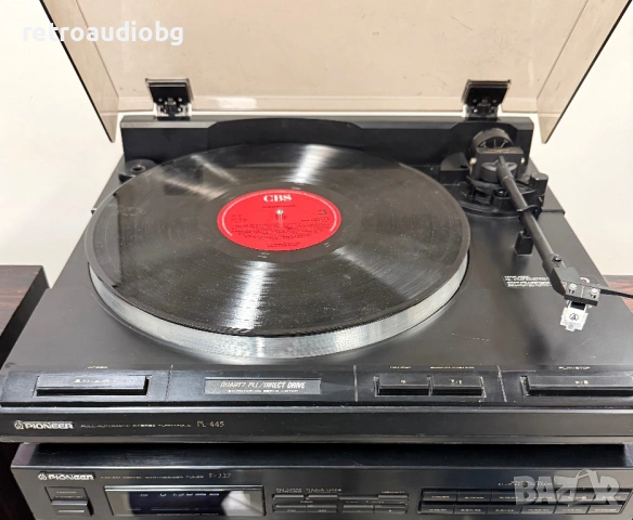 🔊Ретро аудио система сет PIONEER - усилвател, CD плеър, двукасетъчен дек, тунер, грамофон и колони, снимка 5 - Аудиосистеми - 53087188