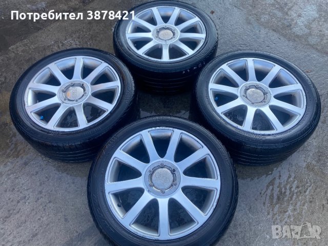 4 бр. алуминиеви джанти 5х100 17-ки за VW , SKODA , SEAT , AUDI