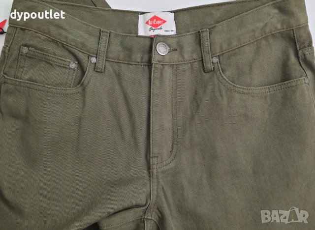 Lee Cooper - Мъжки дънков панталон Casual Chino, цвят зелен, размер - 34W / "32, 38W/"32  и 40W/"32 , снимка 4 - Дънки - 39708236
