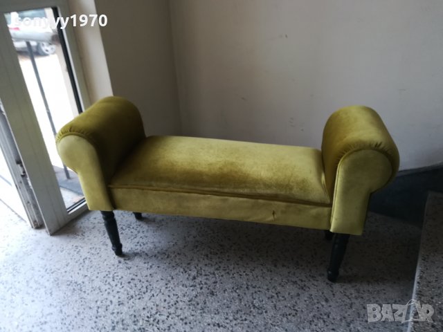 КАНАПЕ-ПЕИКА-100Х53Х30СМ ТАБУРЕТКА ОТ ГЕРМАНИЯ 3110211659, снимка 5 - Антикварни и старинни предмети - 34643119