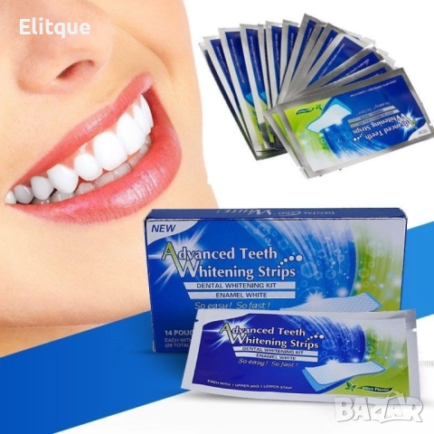 Избелващи ленти за зъби Advanced Teeth Whitening Strips, снимка 2 - Други - 52889027