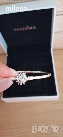 Pandora нова красива гривна с кутия, снимка 6 - Гривни - 56016265
