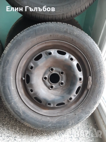 Гуми (летни) LASSA 6 броя комплект с железни джанти , снимка 4 - Гуми и джанти - 53284904