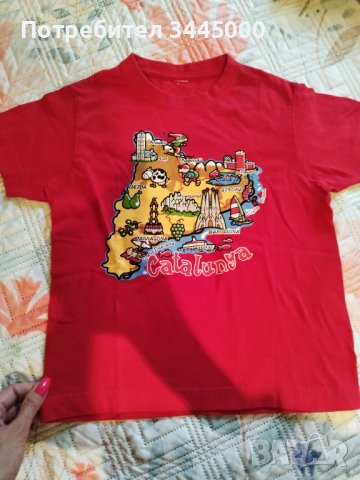 Тениска Каталуния , снимка 1 - Детски тениски и потници - 41399001