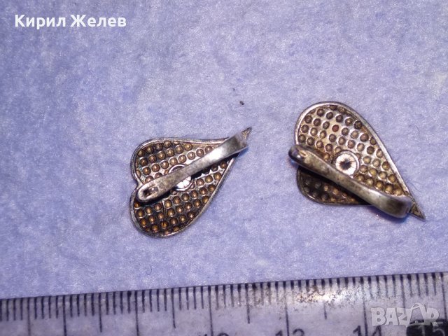 ИЗЯЩНИ СКЪПОЦЕННИ СРЕБЪРНИ АРТ ОБЕЦИ ОКСИДИРАНО СРЕБРО 925 с ЮВЕЛИРНО ФАСЕТИРАНИ ЦИРКОНИ 38762, снимка 6 - Обеци - 41730129