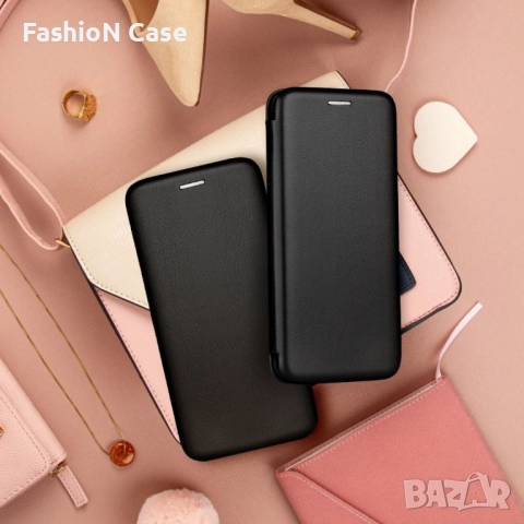 Realme C33 Черен Кожен калъф тип тефтер, снимка 9 - Калъфи, кейсове - 52453420