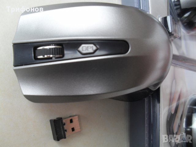 МИШКА НОВА безжична гейм ОРИГИНАЛ «Gembird»ХОЛАНДИЯ, 2.4 Ghz, 1600 DPI, за компютър / лаптоп, игра 