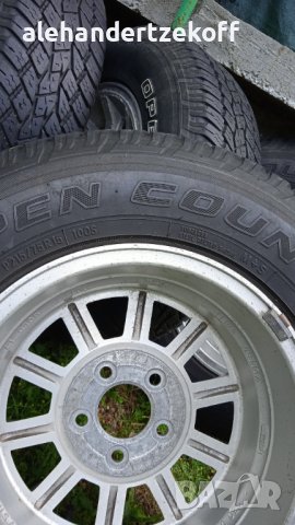 Гуми с джанти р215/75/15  100 S m+s  за Cherokee, снимка 9 - Гуми и джанти - 41322630