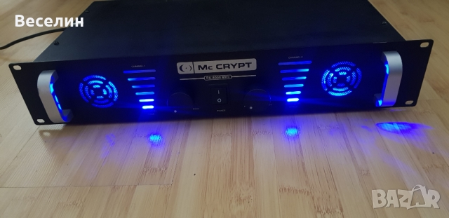 Усилвател Mc Crypt PA-8000 MKII, снимка 1 - Ресийвъри, усилватели, смесителни пултове - 36062088