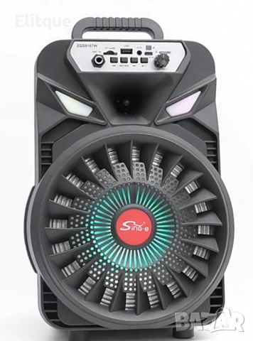 Преносима безжична тонколона 8" с микрофон, снимка 8 - Друга електроника - 52820020