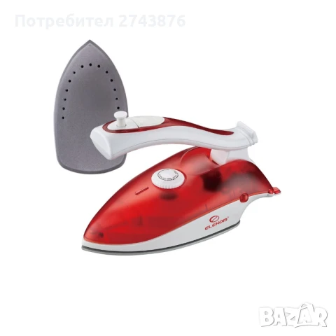 ТУРИСТИЧЕСКА ЮТИЯ ЕК-368 T, С отделящ се контейнер, Сгъваема дръжка, 1000 W , снимка 2 - Ютии - 51200371