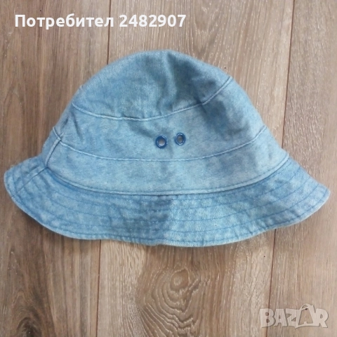 Детска дънкова шапка