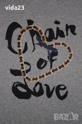 Love Moschino -  дамска тениска, размер 38(XS), снимка 3 - Тениски - 35908153