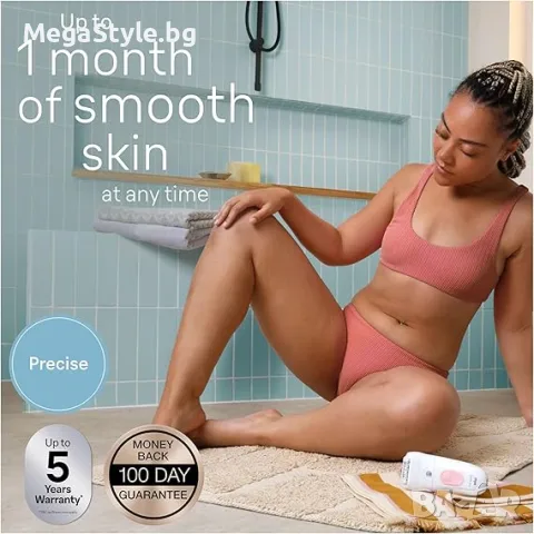 Braun Silk epil 5, Wet & Dry, бял - Епилатор, снимка 3 - Епилатори - 55831717