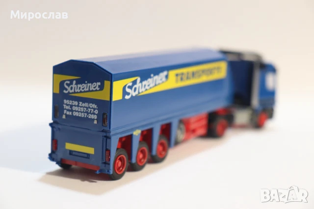 AMW H0 1/87 MERCEDES ACTROS КАМИОН МОДЕЛ ТРАНСПОРТ НА СТЪКЛО, снимка 8 - Колекции - 46413939