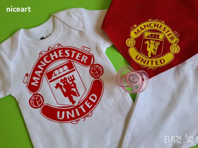 Биберон Манчестър Юнайтед, снимка 3 - Прибори, съдове, шишета и биберони - 49595832