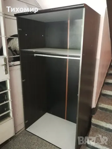 Гардероб в сиво и черно ПДЧ (разглобен) 