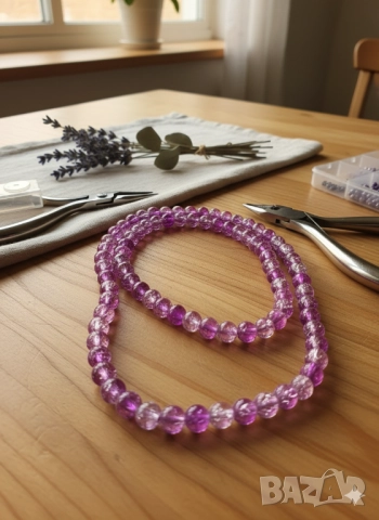 Стъклени Мъниста за Бижута 10мм 8мм 6 мм 4мм J287, снимка 5 - Други - 52481082